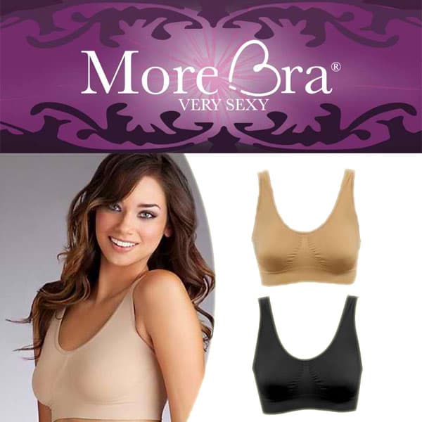 More Bra komplet od 3 grudnjaka različite boje veličina L