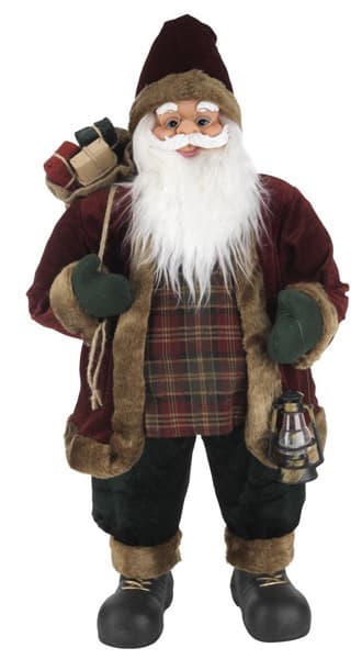 Novogodišnji ukras Deda Mraz Mirth sa poklonima V80cm