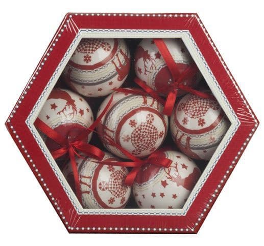 Novogodišnji ukrasi kugle 1/14 60 mm 0181002