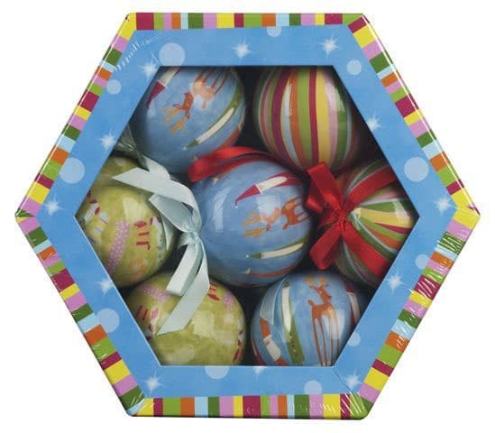 Novogodišnji ukrasi kugle 1/14 60 mm 0181012