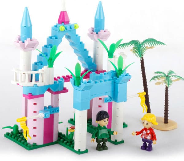 BanBao kocke Magični cvetni dvorac 6168