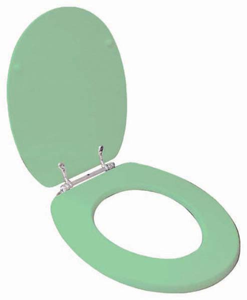Daska za toalet od medijapana svetlo zelena