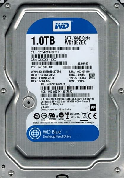 Western Digital Hard Disk Za Desktop Računare 1TB Blue WD10EZEX