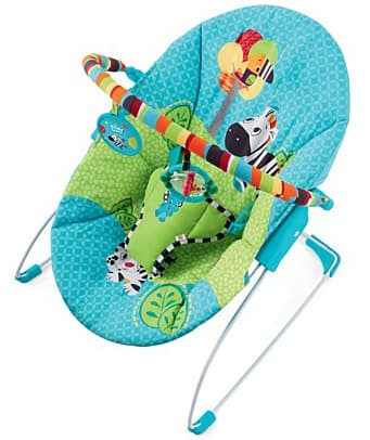 Bright Starts Ležaljka za bebe sa vibracijom Zoo priče