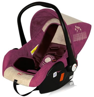 Bertoni Autosedište za decu Lifesaver Violet Pink Flowers 10070301326