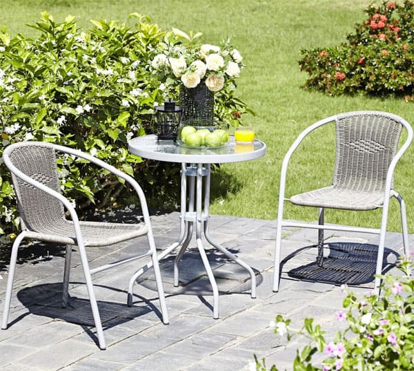 Baštenska garnitura X-Lite siva