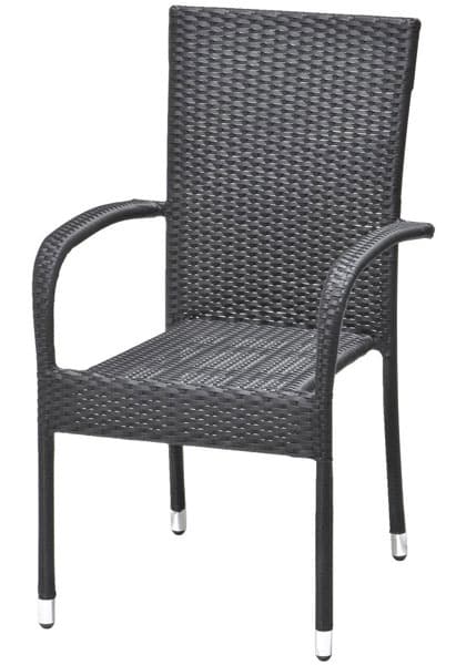 Baštenska stolica Molly crna