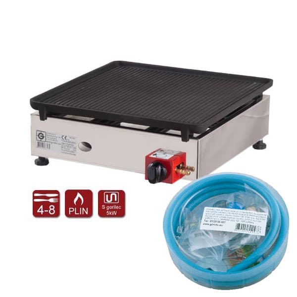 Plinski roštilj Gorenc Tradicija 40 Inox sa rebrastom pločom