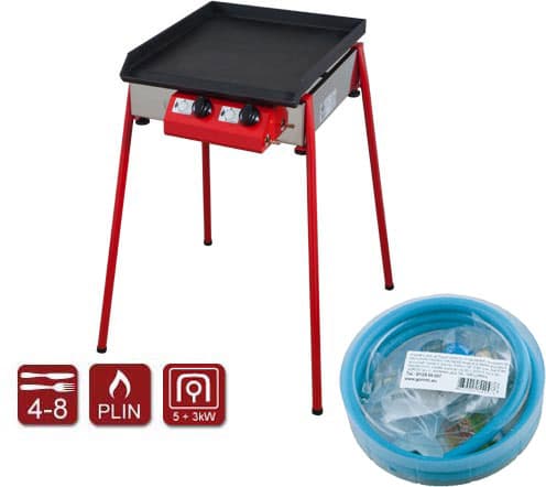 Plinski roštilj Gorenc Camping 40K sa nogarima i priključnim setom