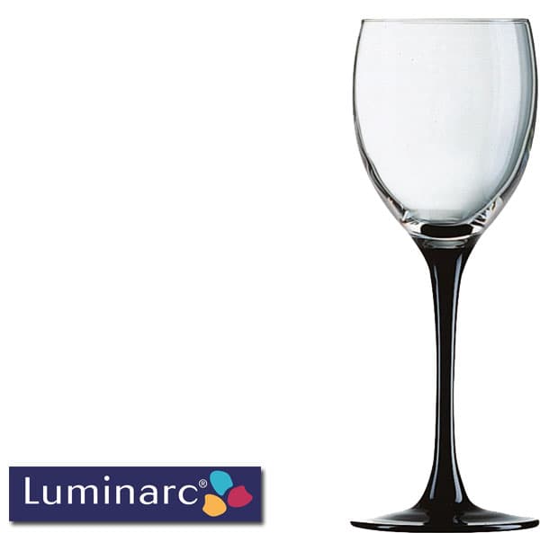 Luminarc Domino Black čaše za vino 36cl 4kom. E9492 115008