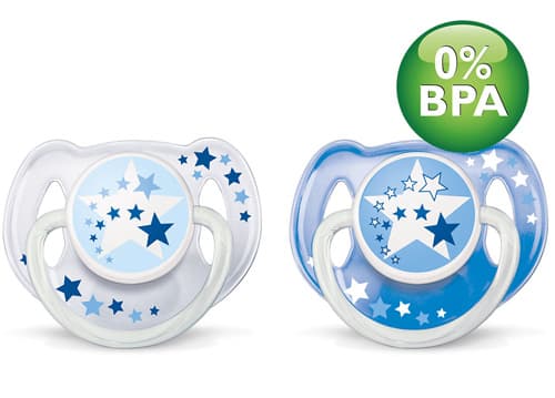 Avent Noćna svetleća cucla varalica 6-18 meseci 2kom.