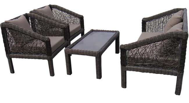 Ratan PE Garnitura Picaso