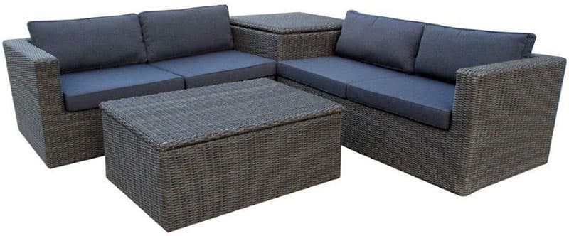 Ugaona Ratan Garnitura Berlin - 2 Dvoseda, Ugao i Sto