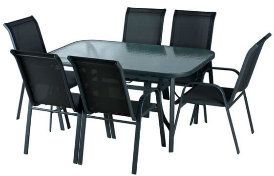 Garnitura od tekstilena Dub 6 Stolica i Sto