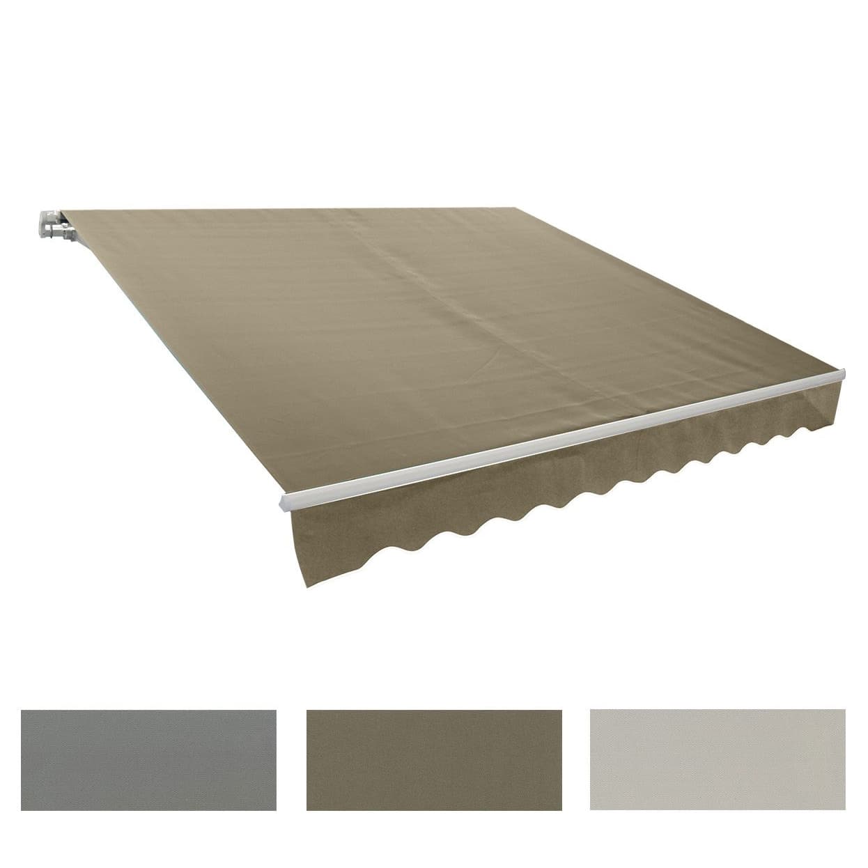 Tenda za zid za terasu i dvorište 3x2 metra Poliester Aluminijum  32-360