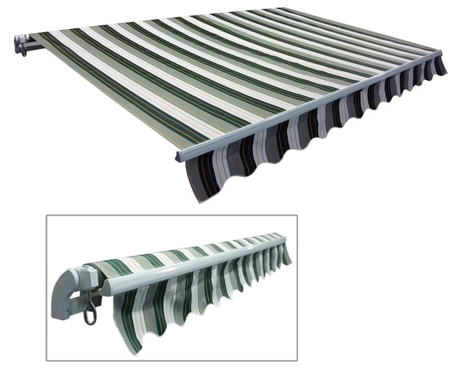 Tenda za terasu i dvorište 3.95x2.5 m Poliester Aluminijum  32-361