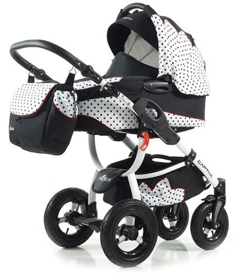 Tako Kolica za bebe Captiva 2u1 Set Polka Dots 01