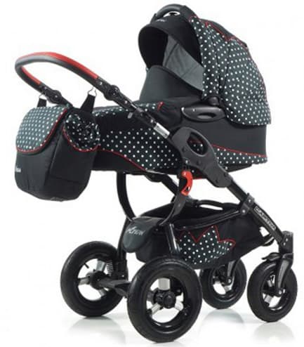 Tako Kolica za bebe Captiva 2u1 Set Polka Dots 02