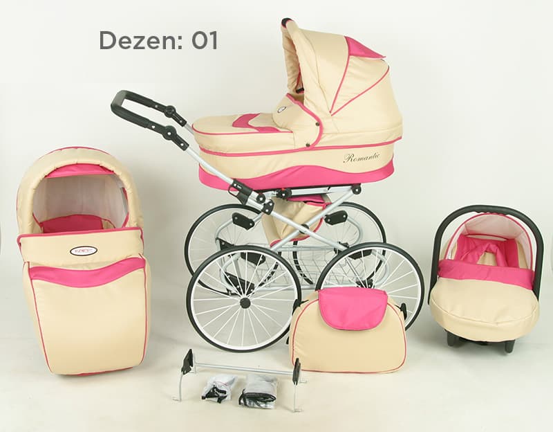 Kunert Kolica za bebe Romantic Set 3u1 01
