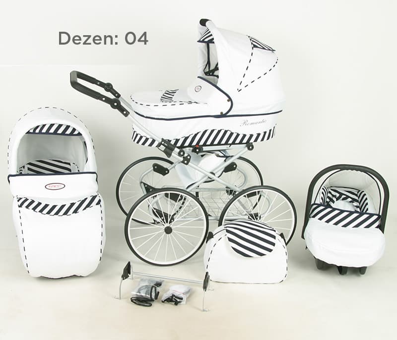 Kunert Kolica za bebe Romantic Set 3u1 04