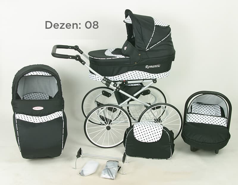 Kunert Kolica za bebe Romantic Set 3u1 08