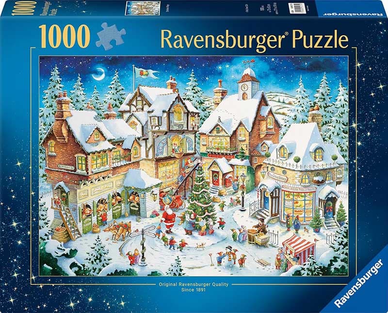 Puzzle 1000 delova Božićno selo Limited Edition Ravensburger 12001271
