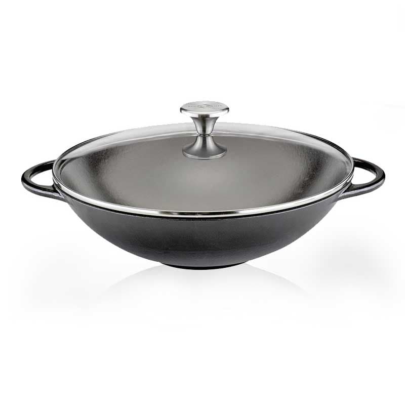 Vok sa staklenim poklopcem 30cm Kuchenprofi Provence