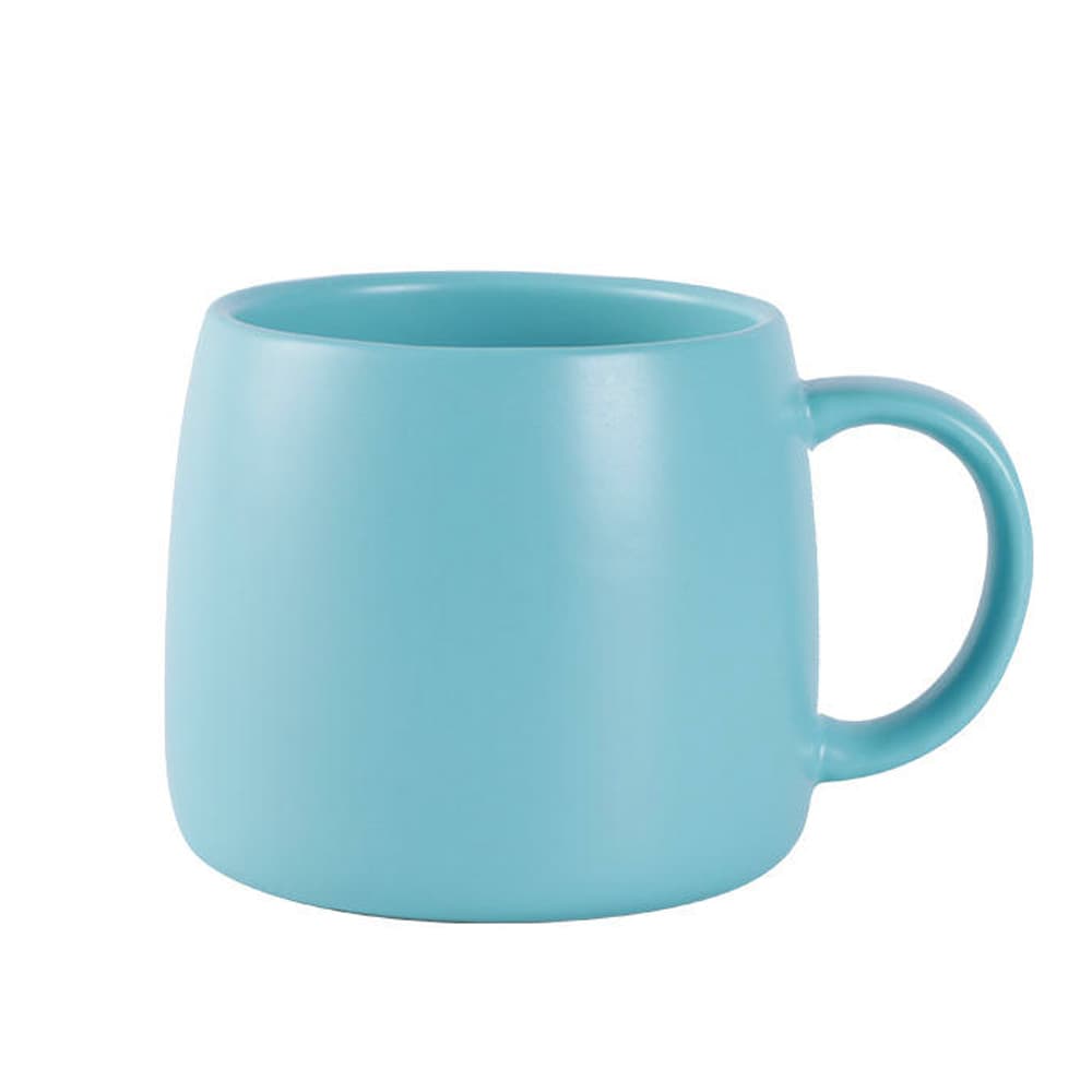 Velika šolja sa kašičicom Plava 430 ml