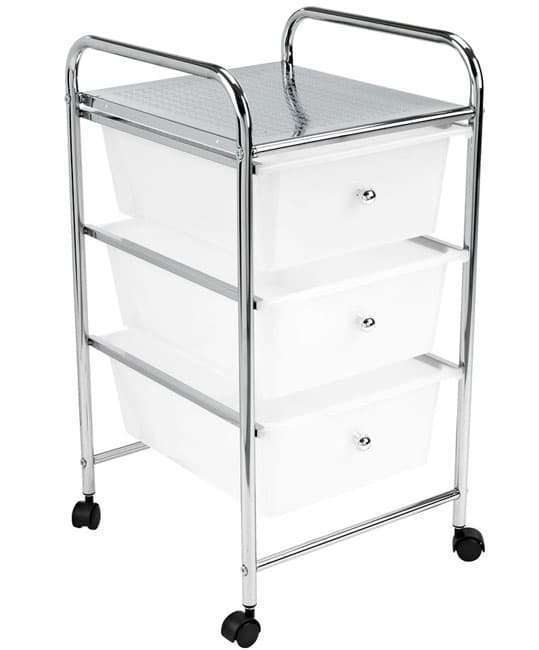 Polica sa točkićima i fiokama Trebsund