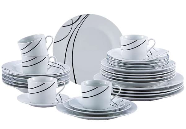 Bergner Porcelanski servis za ručavanje 30 delova Renberg Oslo Lines RB-80106