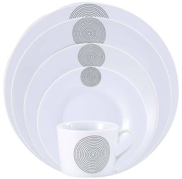 Bergner Porcelanski servis za ručavanje 30 delova Renberg Oslo Circles RB-80107