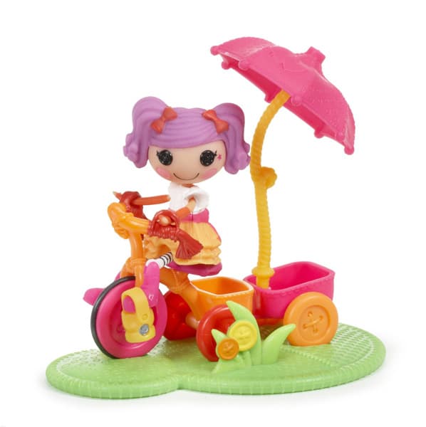 Mini Lalaloopsy Lutka Playset Peanut Big top vozi tricikl sa suncobranom 529507