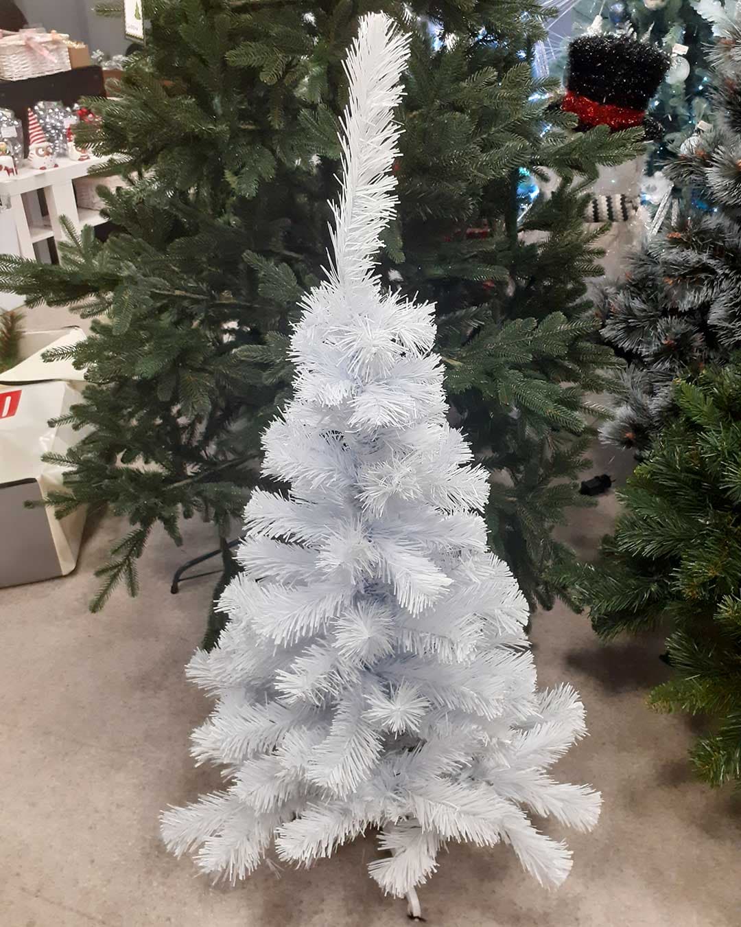 Bela Novogodišnja Jelka Garibaldi 80 cm