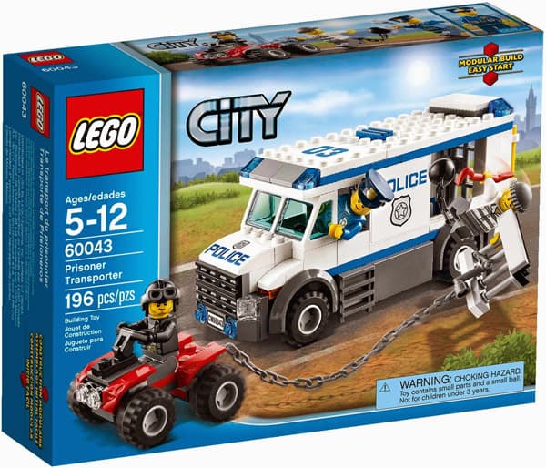 LEGO® City kocke Transport zatvorenika LE60043