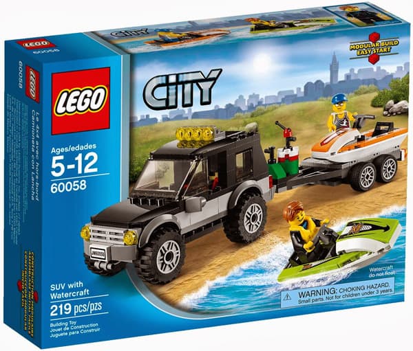 LEGO® City kocke Džip sa prikolicom za skutere LE60058