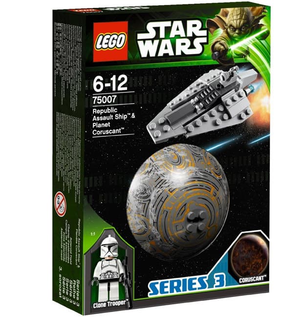 LEGO® STAR WARS™ Republic Assault Ship & Coruscant LE75007