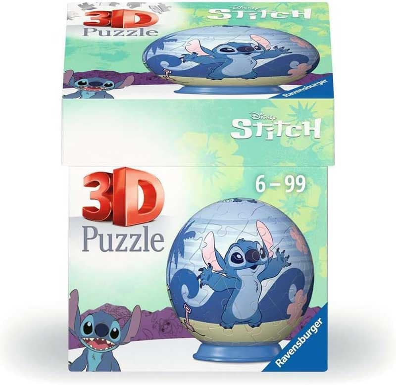 3D Puzzle slagalica Lopta 54 dela Disney Stitch Ravensburger 11597