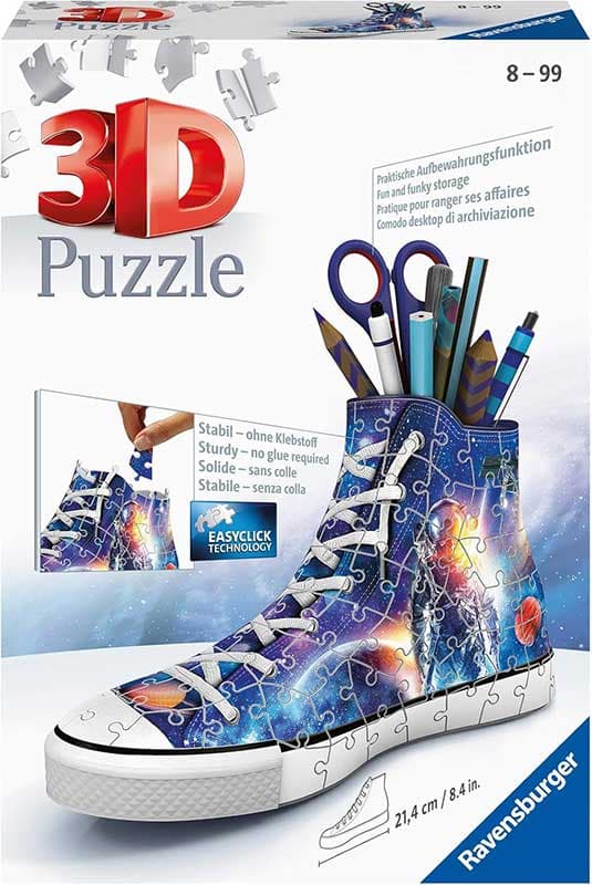 3D Puzzle slagalica 108 delova Patika Kutija za olovke Galaksija Ravensburger 11251