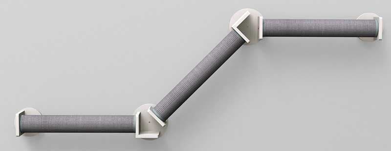 Zidna grebalica za mačke  trodelna Zidni set 2 Trixie 49961