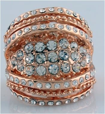 Ženski pozlaćeni prsten Strong GPL-047