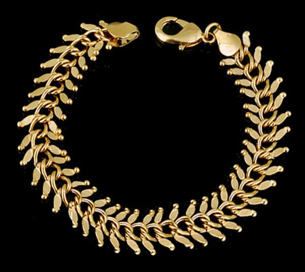 Ženska narukvica sa pozlatom Rome GPL-082