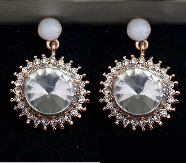 Ženske minđuše sa pozlatom Scarlet GPL-049