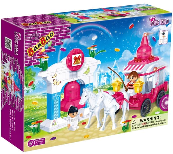 BanBao kocke Svadbena kočija 6107