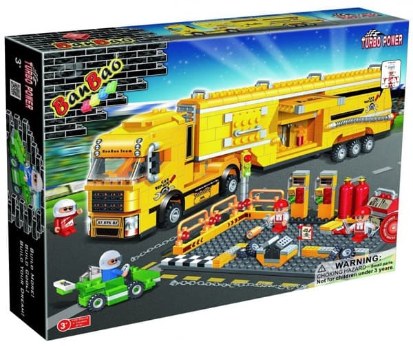 BanBao kockice Kamion žuti 8761