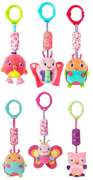 Bright Starts Bebi igračka na povlačenje Zveckave drugarice