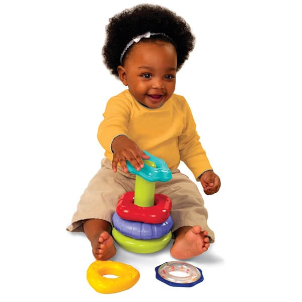 Bright Starts  Igračka za bebe - Šarena i zveckava dindolina