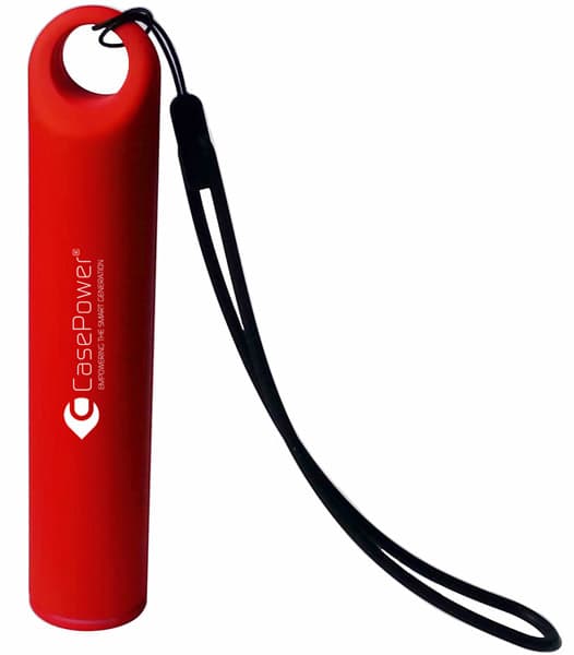Pomoćna baterija za mobilne uređaje Powerbank Casepower Street Power crvena