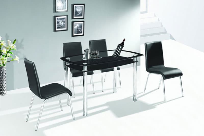 Trpezarijski Sto Rio Metal-Staklo