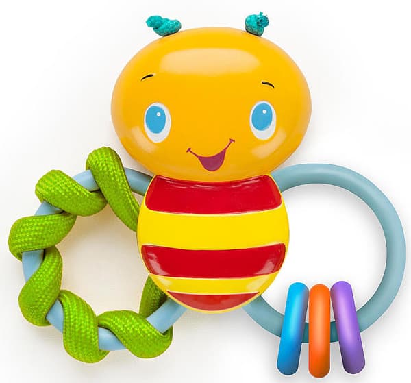 Bright Starts Zvečka i glodalica za zubiće Pčela