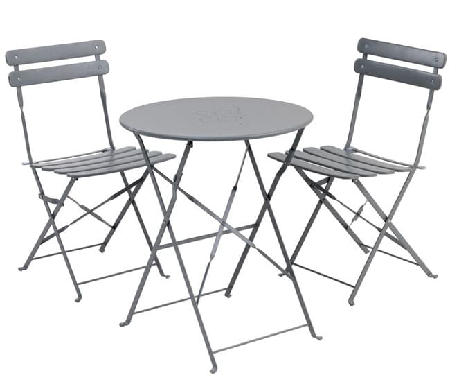 Bistro garnitura Corso siva